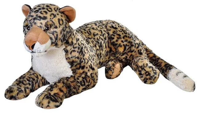 Pluche dieren luipaard knuffel - 76 cm - knuffeldieren uit Afrika - groot formaat