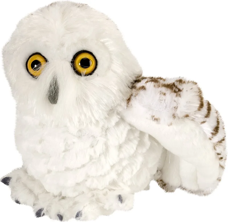 Pluche witte sneeuwuil knuffel vogel - 15 cm - speelgoed - Uilen von Wild Republic in Weiß – Produktfoto